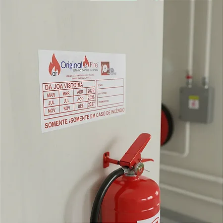 100 UN Lacre Inspeção Destrutível P Hidrante PERSONALIZADO