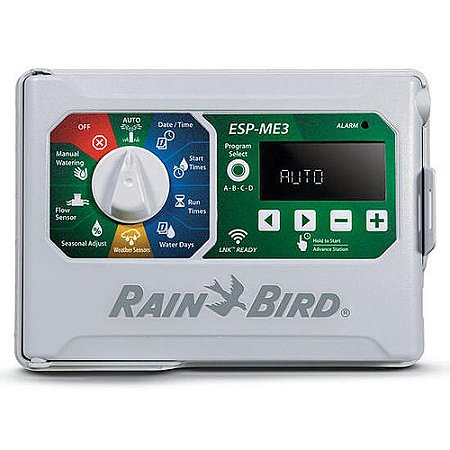 Controlador Para Irrigação Rain Bird ESP-4ME3 Módulo de Extensão de 3 Estações