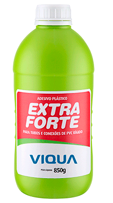 Adesivo Extra Forte Para Tubos de PVC Rígido 850g - Viqua