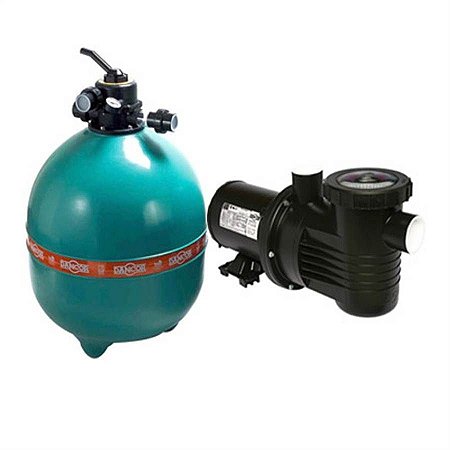 Filtro p/ piscina Dancor DFR-30 com bomba de 1,5CV trifásica 220V/380V