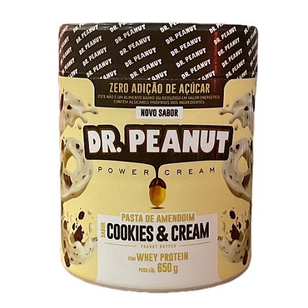 Pasta Dr Peanut Cookies & CREAM -650g