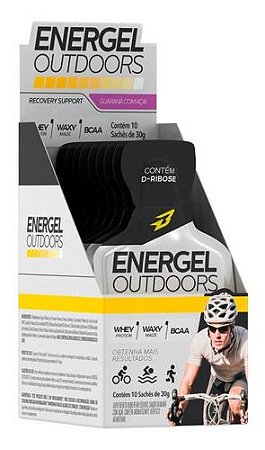 ENERGEL OUTDOORS CAIXA 10 SACHES LARANJA  - BODYACTION