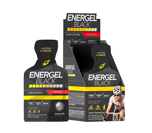 ENERGEL BLACK CX C/ 10 SACHES - BODYACTION
