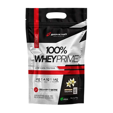 Whey Concentrado 100% Whey Prime 900g - Bodyaction