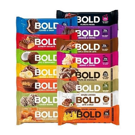 BARRINHA BOLD BAR 60G  - BOLD NUTRITION