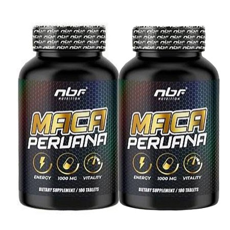 MACA PERUANA 1000MG POR TAB - 2X 100 TABLETES - NBF