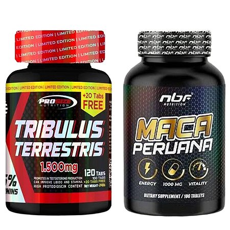 Tribulus Prosize 1500mg 100 tabs + MACA 1000mg 100tab NBF
