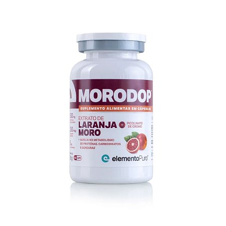 MORODOP - Extrato de laranja moro + picolinato de cromo - 60 caps - Elemento puro