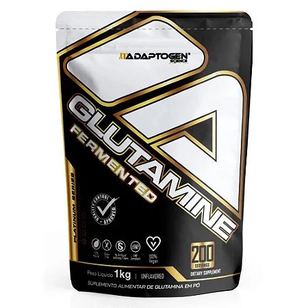 GLUTAMINA FERMENTED PLATINUM SERIES REFIL (1KG) - ADAPTOGEN SCIENCE