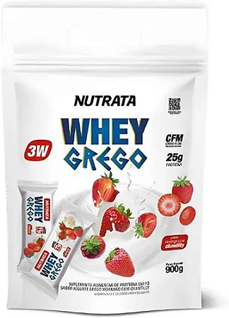 Whey Grego 900G Refil - Nutrata