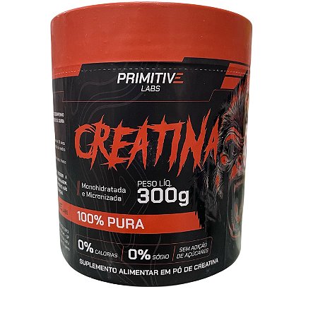 CREATINA 100% PURA 300G - PRIMITIV LABS