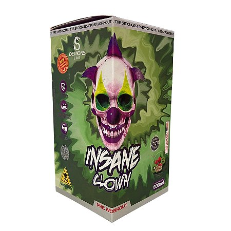 Pré Treino Insane Clown 500ml - Demons Lab Sabor Gummy Candy