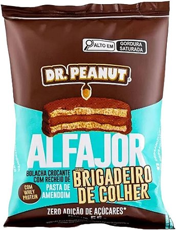 Dr Peanut Alfajor 55g - Brigadeiro de Colher