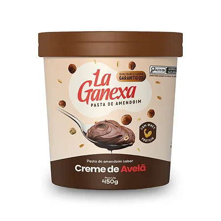 Pasta De Amendoim -450g - La Ganexa (Creme De Avelã)