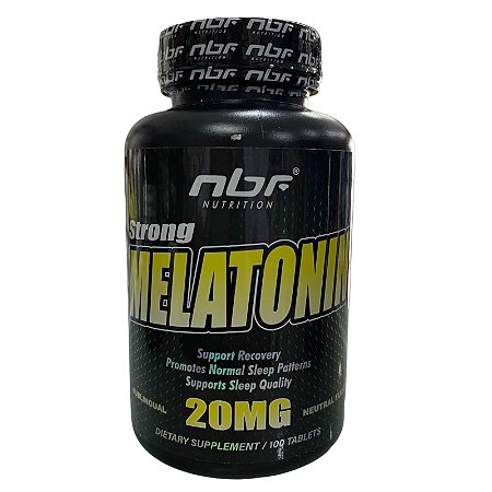 Melatonina 20mg 100 Tabletes - NBF Nutrition