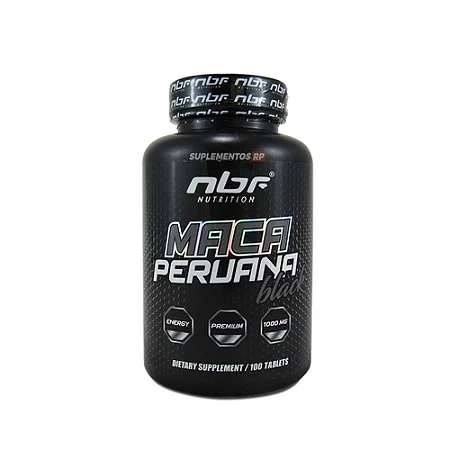 Maca Peruana Black 1000mg 100 tabletes - NBF