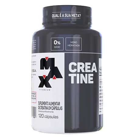Creatine - 120 Cápsulas - Max Titanium