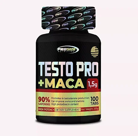 Testo Pro + Maca - 100 Tabs - Pro Size Nutrition