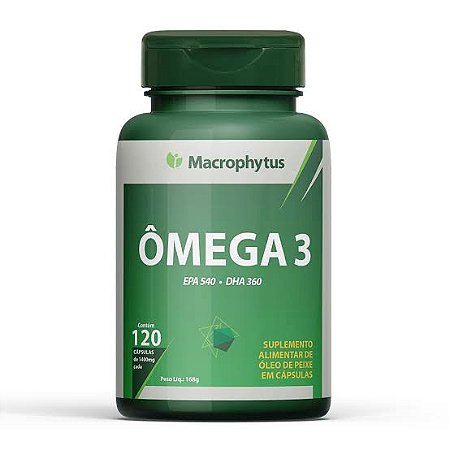 Ômega 3 120 cápsulas - Macrophytos