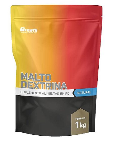 Maltodextrina (1kg) Growth - Sabor Natural