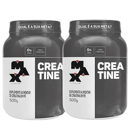 2x Creatina 500g - Max Titanium