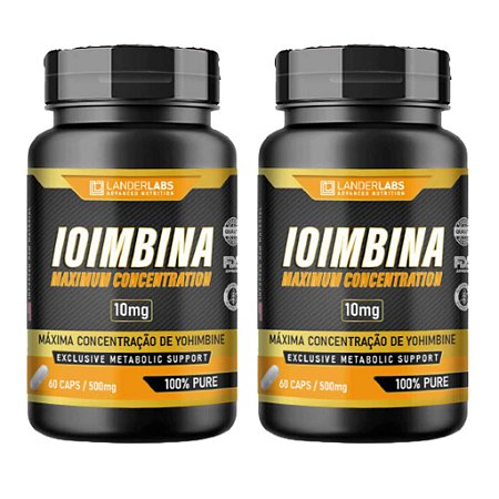 2x Ioimbina 10mg - LANDER - 60 Caps