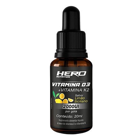 Vitamina D3 + K2 Hero Nutrition