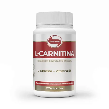 L-Carnitina - 120 Cápsulas - Vitafor