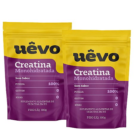 Creatina Monohidratada 2x 300g - Uêvo