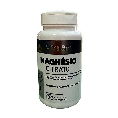 Magnésio Citrato - 120 Cápsulas