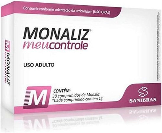 Monaliz Meu Controle 30 Comprimidos