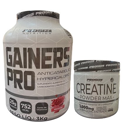HIPERCALÓRICO + CREATINA 300G - PROSIZE NUTRITION