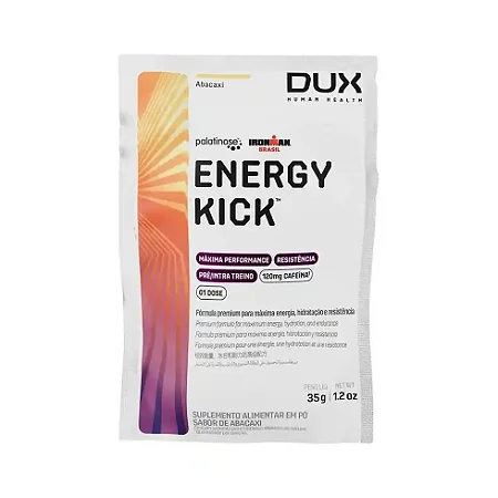 Energy Kick Caffeine C/ Palatinose Sachê (35g) - Sabor: Abacaxi
