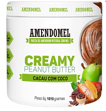 Pasta de Amendoim Amendomel - Cacau e Coco
