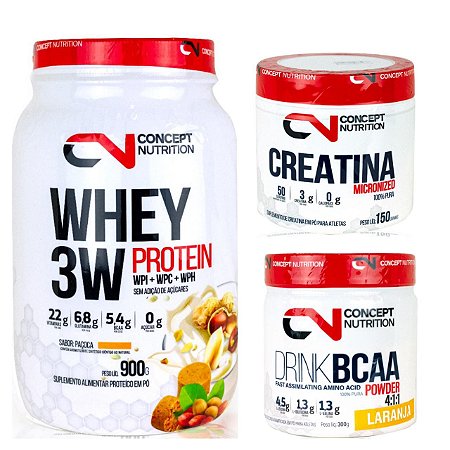 KIT GANHO MUSCULAR CONCEPT NUTRITION