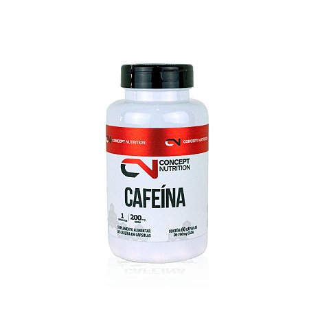 CAFEÍNA (200MG) 60 CAPS - CONCEPT NUTRITION