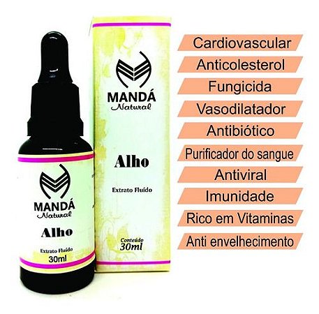 Extrato Fluído De Alho Puro Com Laudo Ótimo Saúde Imunidade