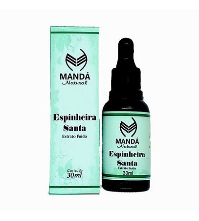 Extrato Fluido De Erva Espinheira Santa Embalagem 30ml