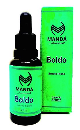 Extrato Fluído Boldo 30 ml Digestão Fígado Ressaca