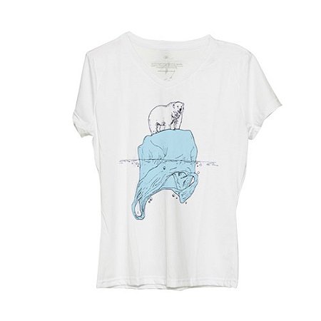 Camiseta Ecológica Urso (gola v)
