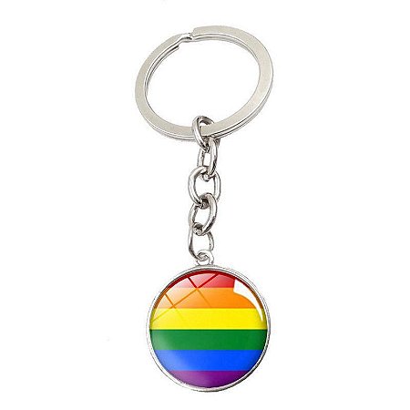 Chaveiro LGBTQIA+ Arco-Íris