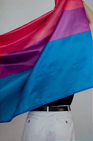 Bandeira Bissexual (de tecido)