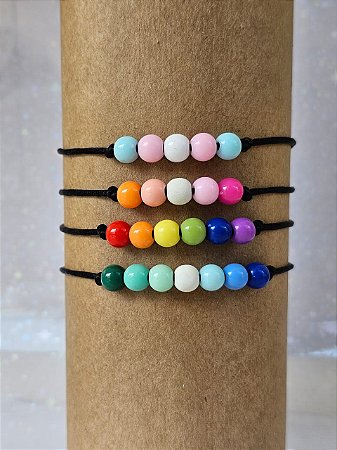 Pulseira ajustável (bandeiras lgbtqiap+)