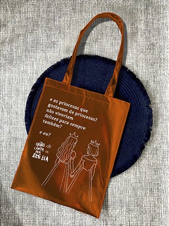 (PRÉ-VENDA) Ecobag brilhante de (Não) Conta Pra Ela, Karoline Mandu