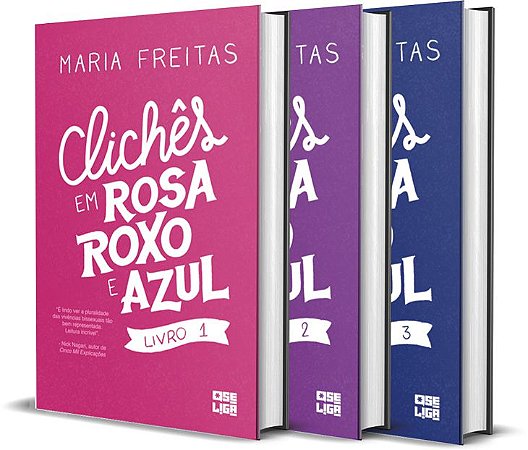 Clichês em Rosa, Roxo, Azul (3 livros)