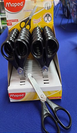 Tesoura escolar cabo preto - Maped