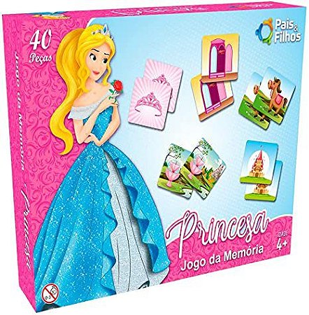 JOGO DA MEMÓRIA DISNEY PRINCESA - GTIN/EAN/UPC 7896640418939