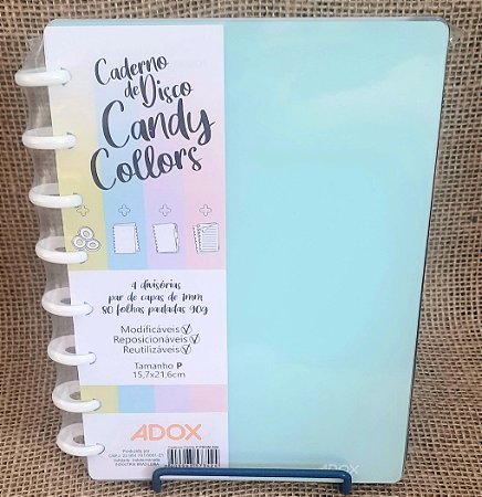 Caderno de disco Candy Collors - Adox