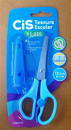 Tesoura escolar KS-220 - 13,5cm - Cis