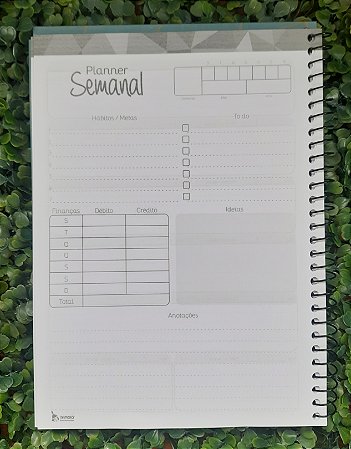 Caderno universitário capa dura - 96 folhas -  Planner Infinity - Tamoio